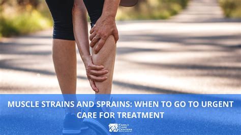 treatment plan for muscle sprain